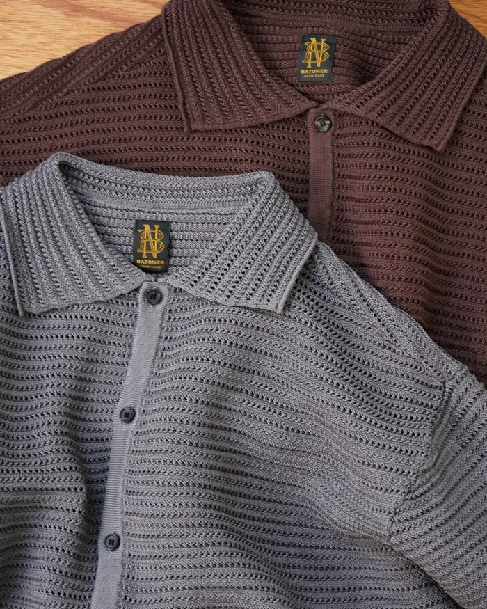SUMMER KNIT SHORT SLEEVE SHIRT Exclusive for Dice&Dice