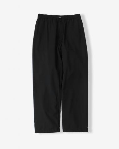 Dice&Dice / DRAW CHORDED EASY TROUSERS / BLACK