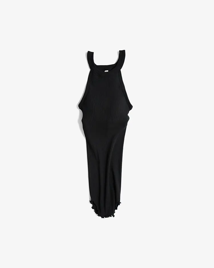 HAKUJI / twist cotton bra TT / BLACK