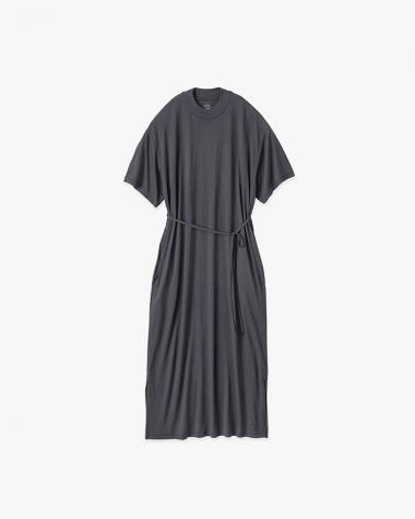 Graphpaper (WOMEN) / Wool Cordura® Jersey Mock Neck Dress / C.GRAY