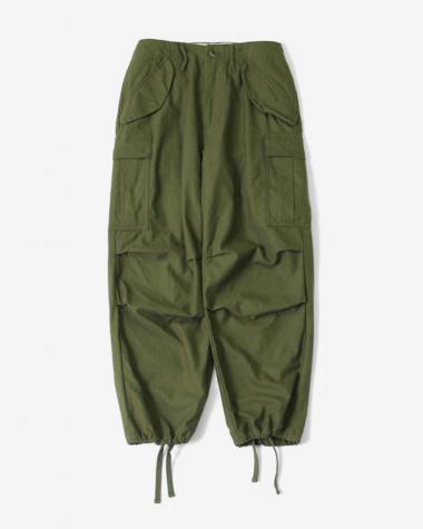YAECA (WOMEN) / M-51 FIELD PANTS / OLIVE(SATIN)