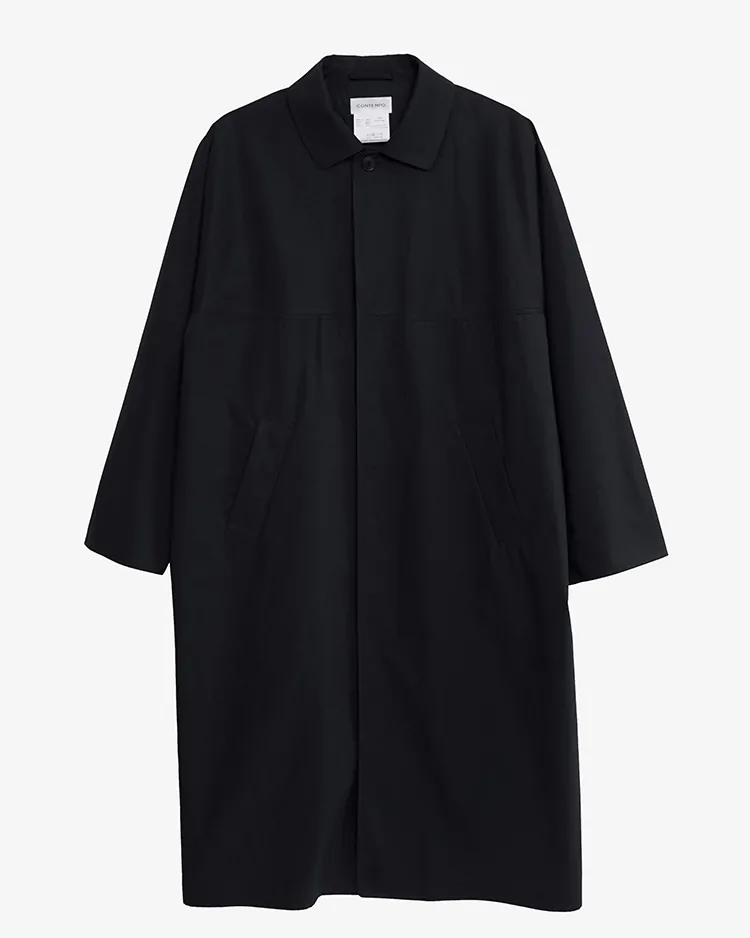 YAECA (MEN) / RAIN COAT / NAVY