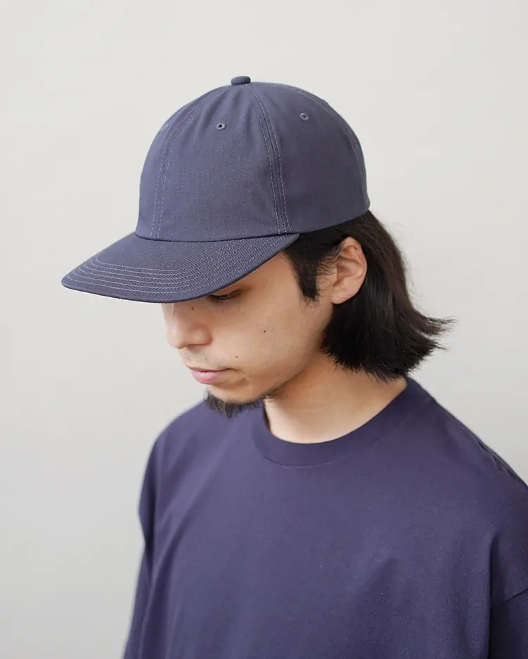 Y / ORGANIC COTTON / RECYCLE POLYESTER TWILL CAP / NAVY