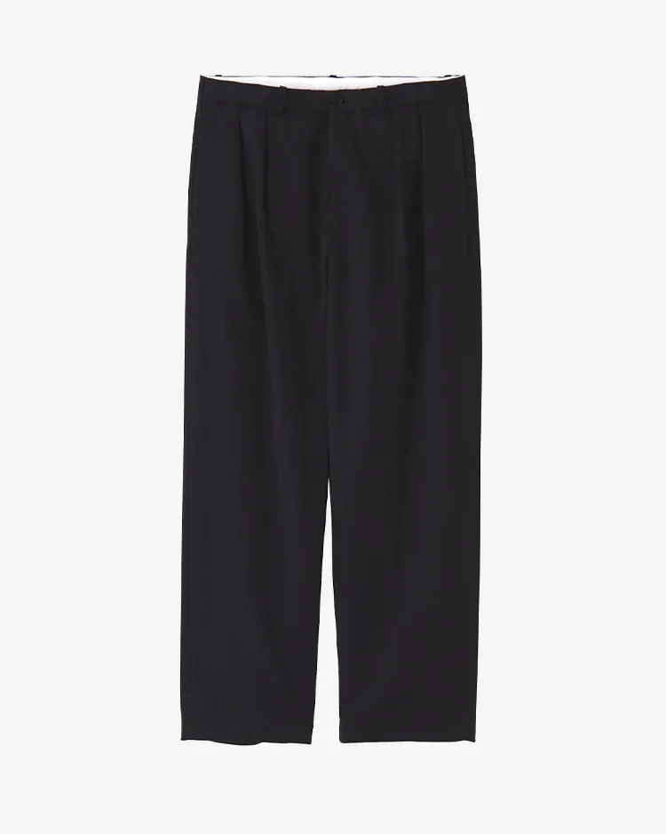 Y / ORGANIC COTTON TENCEL CHINO TR / NAVY