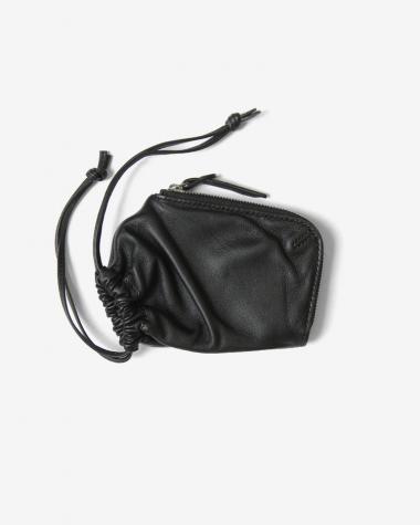ED ROBERT JUDSON / CABO - Drawstring L-zip Purse / BLACK