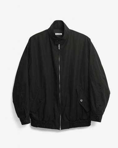 Dice&Dice / SUPIMA COTTON TWILL ZIP BLOUSON / BLACK