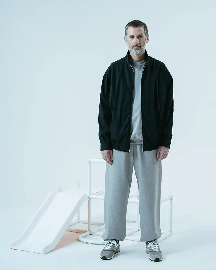 Dice&Dice / COMPACT TERRY CREW NECK SWEAT SHIRT / GRAY