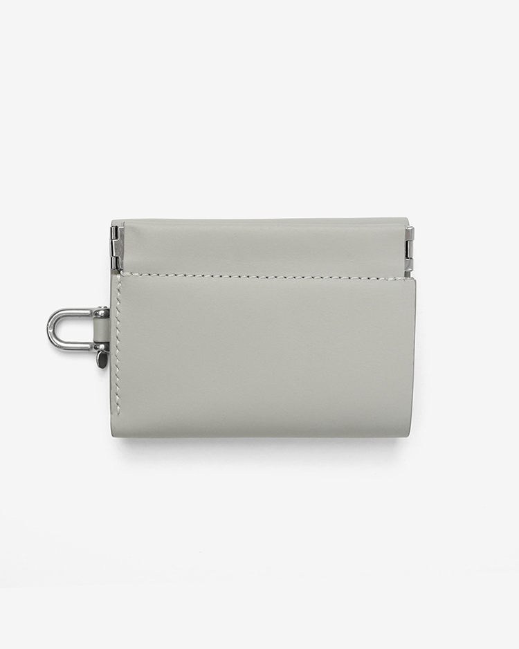 ED ROBERT JUDSON / DERRICK - SHACKLE TRIFOLD WALLET / DOVE GRAY