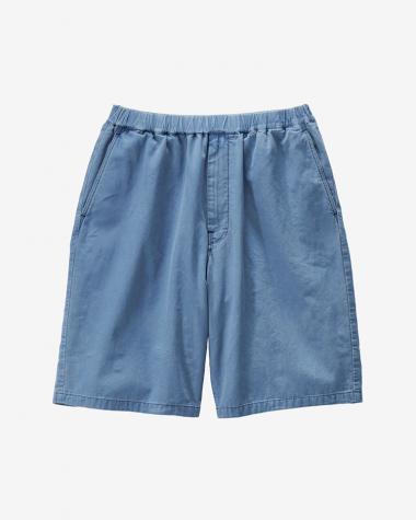 Graphpaper (MEN) / SIDOGRAS Indigo Poplin Track Shorts / LIGHT FADE