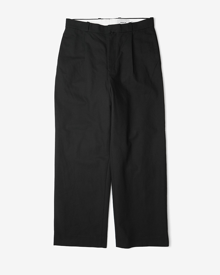 YAECA (MEN) / TUCK STRAIGHT - CHINO / D.NAVY