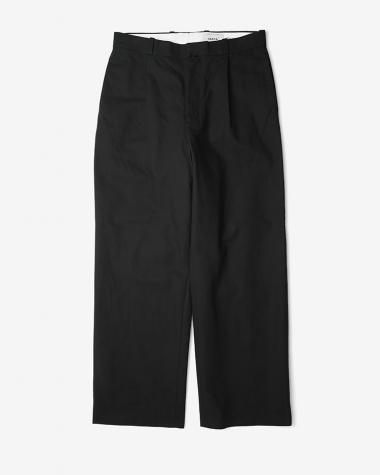 YAECA (MEN) / TUCK STRAIGHT - CHINO / D.NAVY