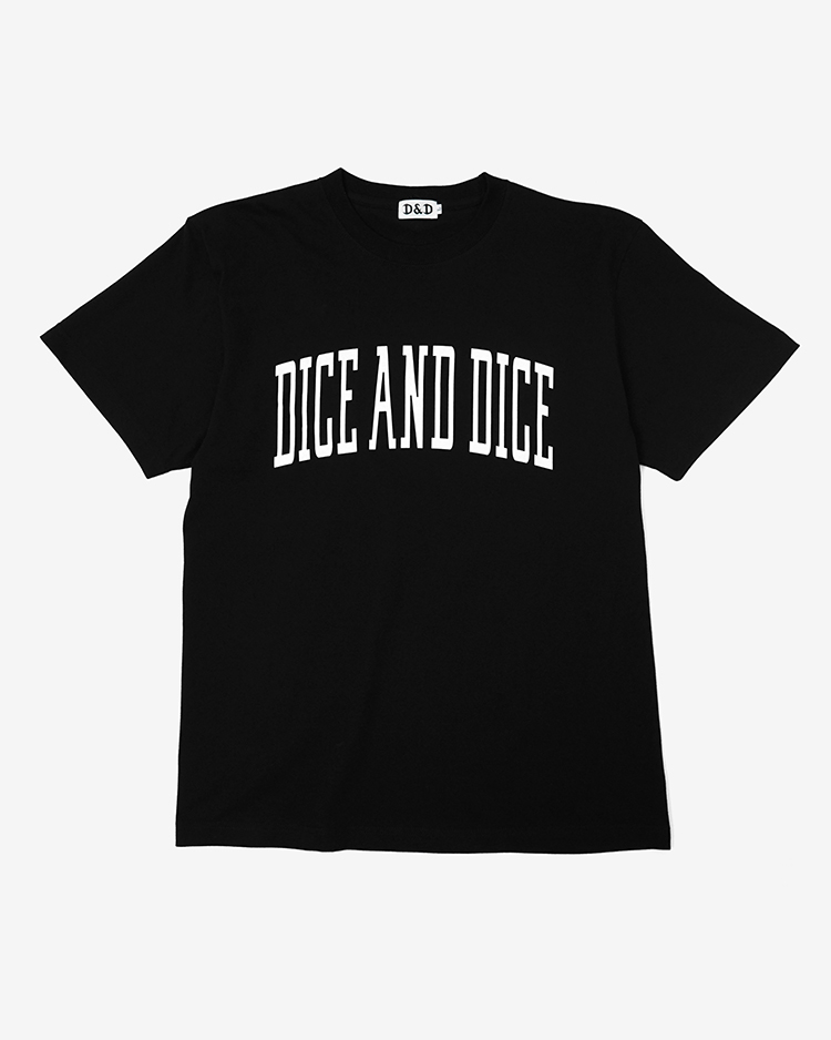 D&D ( Souvenir items ) / VARSITY CREW S/S TEE / BLACK