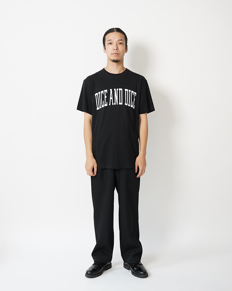 D&D ( Souvenir items ) / VARSITY CREW S/S TEE / BLACK