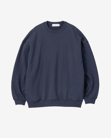 Graphpaper (MEN) / AZUMA Terry Crew Neck Sweat / NAVY