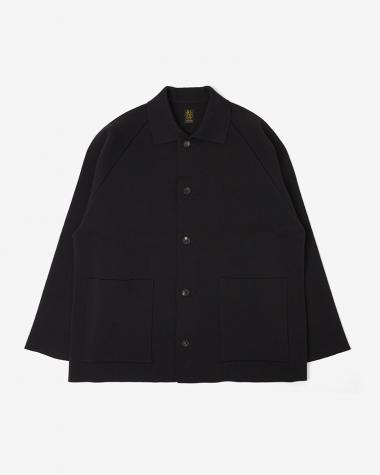 BATONER (MEN) / ULTRA TWIST WOOL MILANO RIB COVERALL / SEPIA BROWN
