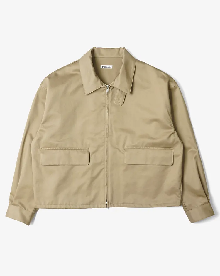 Dice&Dice / WESTPOINT CHINO ZIP BLOUSON / BEIGE