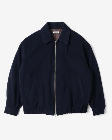Dice&Dice / WOOL MOSSER ZIP BLOUSON / D.NAVY