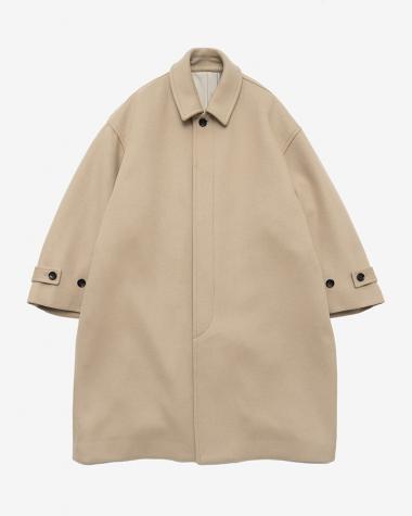 Graphpaper (MEN) / Light Melton Oversized Coat / GREGE