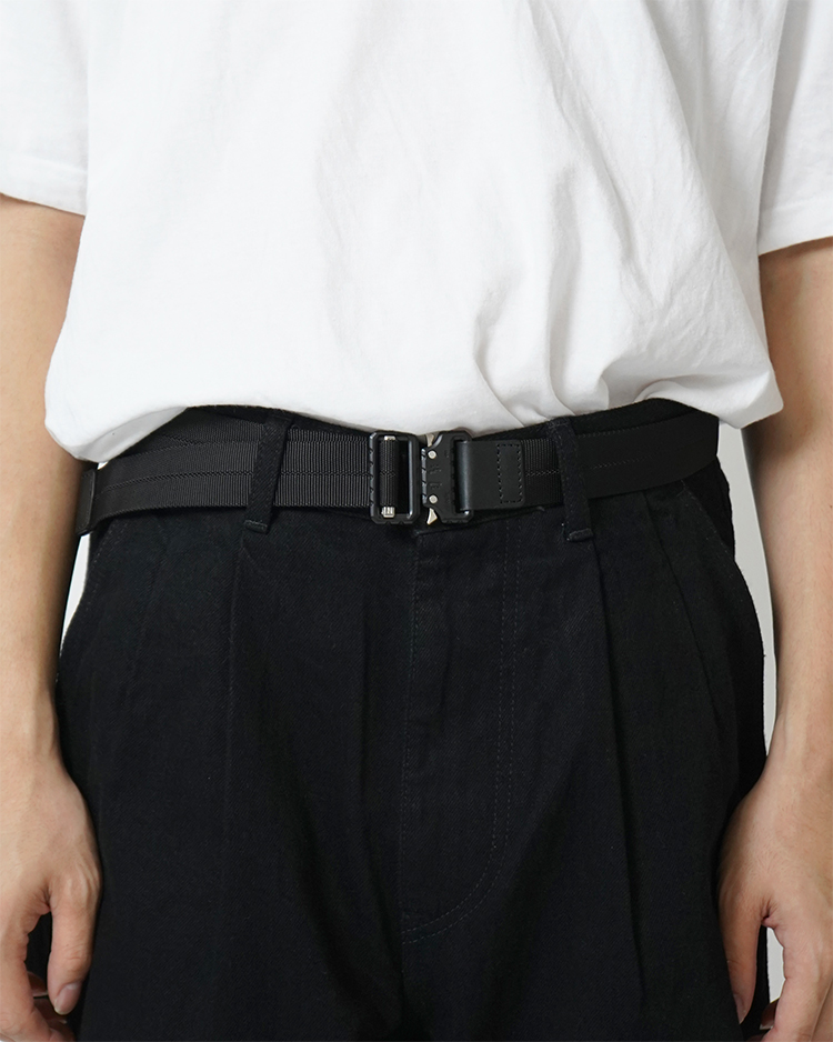 Graphpaper (MEN) / Nylon Riggers Belt / BLACK
