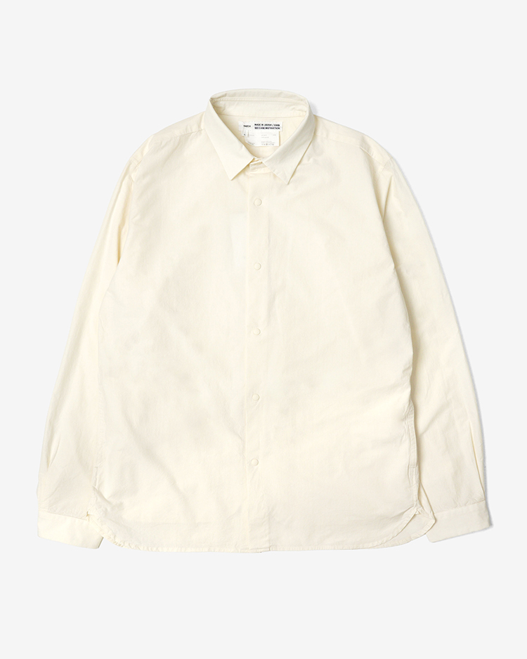 YAECA (MEN) / STANDARD - COMFORT SHIRT / OFF WHITE