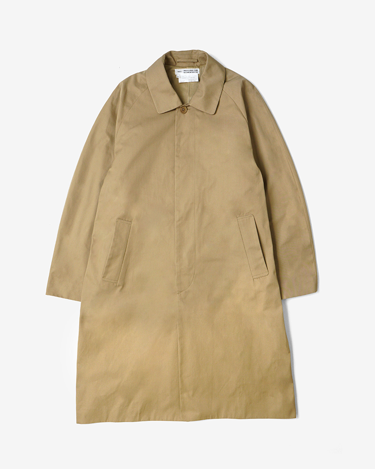 YAECA (MEN) / Balmacaan Coat - Standard / KHAKI