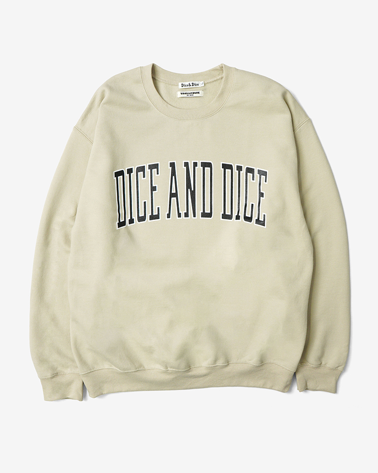 D&D ( Souvenir items ) / VARSITY CREW / BEIGE