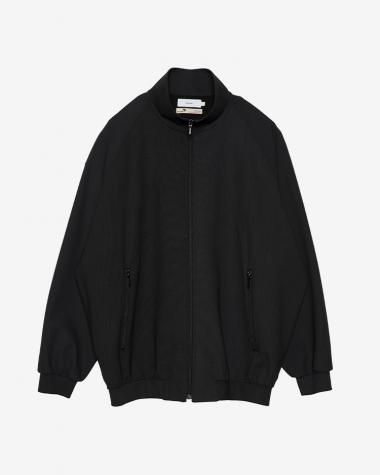  / SIDOGRAS Melange Ponte Track Blouson / BLACK