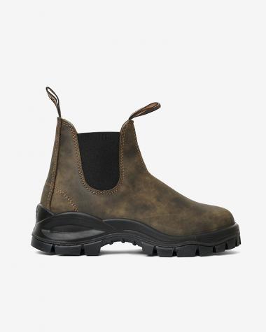  / LUG BOOTS / BROWN