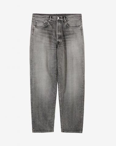 Graphpaper (MEN) / Selvage Denim Five Pocket Tapered Pants / BLACK LIGHT FADE