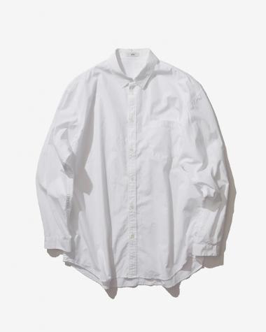  / SUVIN BROAD WASHED SHIRT / WHITE