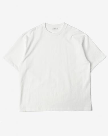  / 12/- AIR SPININNG  LOOSE FIT T-SHIRT / WHITE