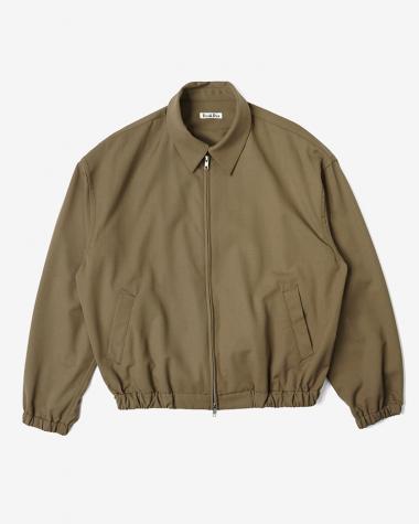 Dice&Dice / HIGH COUNT GABARDINE ZIP BLUSON / TAUPE