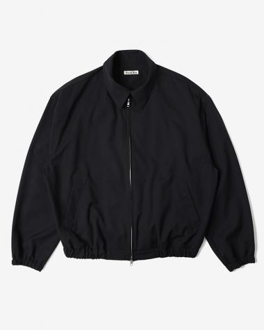 Dice&Dice / HIGH COUNT GABARDINE ZIP BLUSON / DARK NAVY