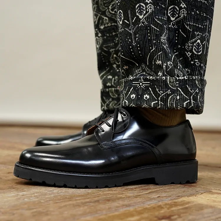Tomo & Co / Normal Black Leather Shoes / 普通の黒い革靴 / BLACK