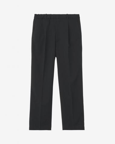 Goldwin / One Tuck Straight Pants / BLACK (BK)
