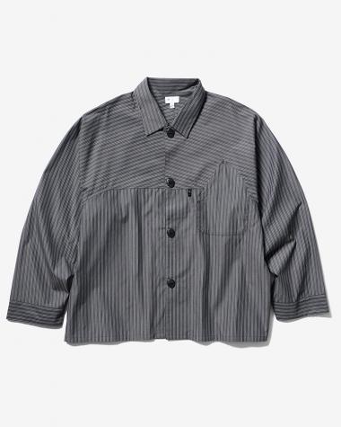  / Retroreflective Striped Shirt / DEEP CHARCOAL (DH)