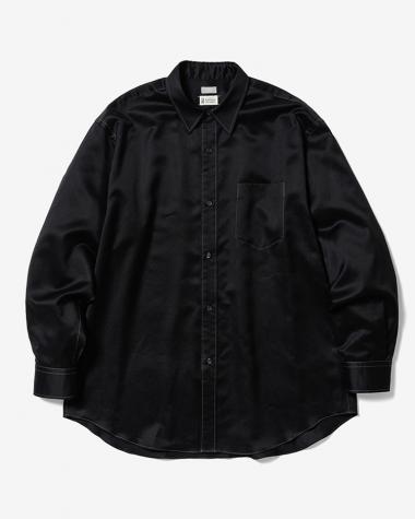 AMOSKEAG / REGULAR COLLAR SHIRT / BLACK