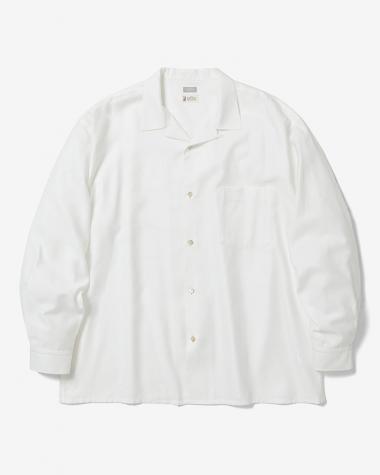  / OPEN COLLAR SHIRTS / WHITE