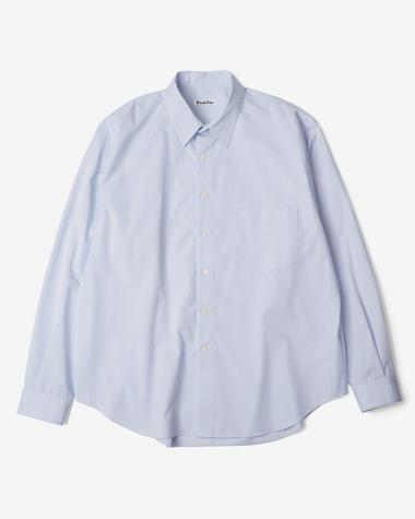 Dice&Dice / COTTON BROAD REGULAR COLLAR L/S SHIRT / PALE BLUE