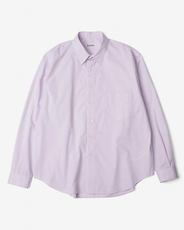 Dice&Dice / COTTON BROAD REGULAR COLLAR L/S SHIRT  / PALE PURPLE