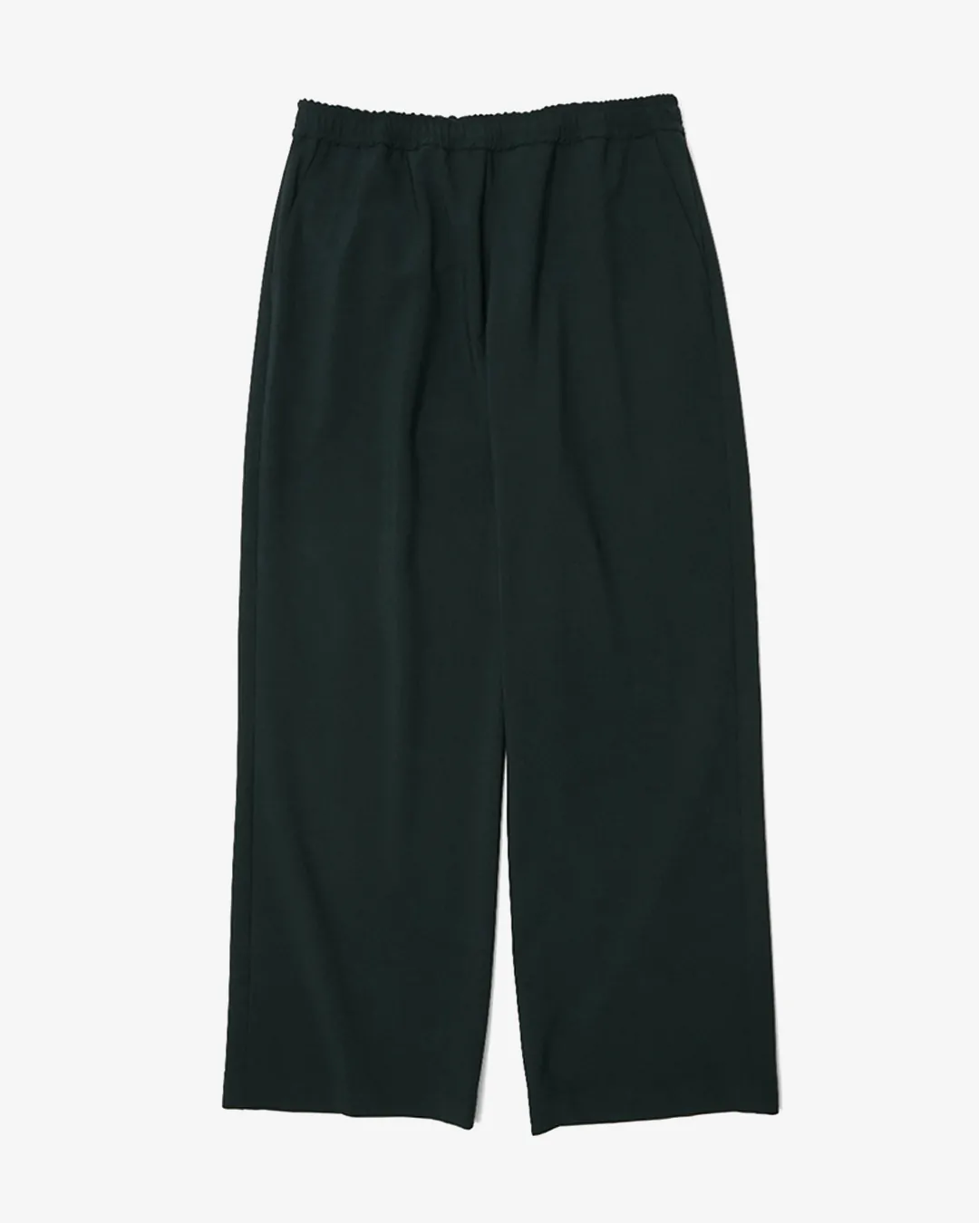 Dice&Dice / WOOL WIDE EASY PANTS  / DARK TEAL		