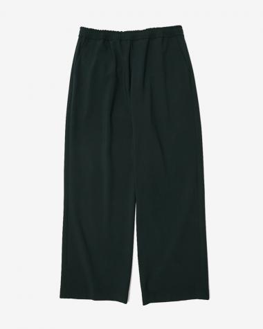 Dice&Dice / WOOL WIDE EASY PANTS  / DARK TEAL		