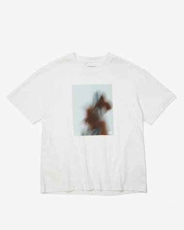 NB GRAY PHOTO T-SHIRT (MT61D0ZS) / BROWN