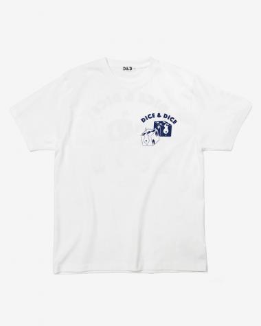 D&D (Souvenir items) / D&D BAKU DICE ADDRESS TEE / WHITE