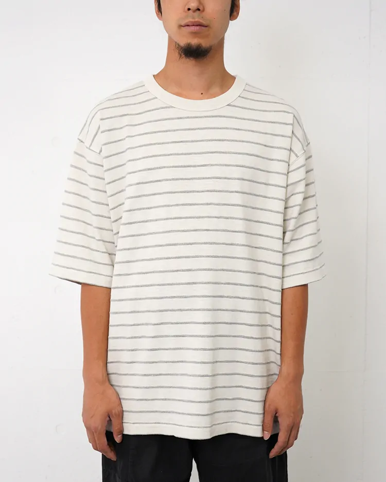THE NORTH FACE PURPLE LABEL / GARMENT DYED JACQUARD FIELD TEE /  ST(Stone)