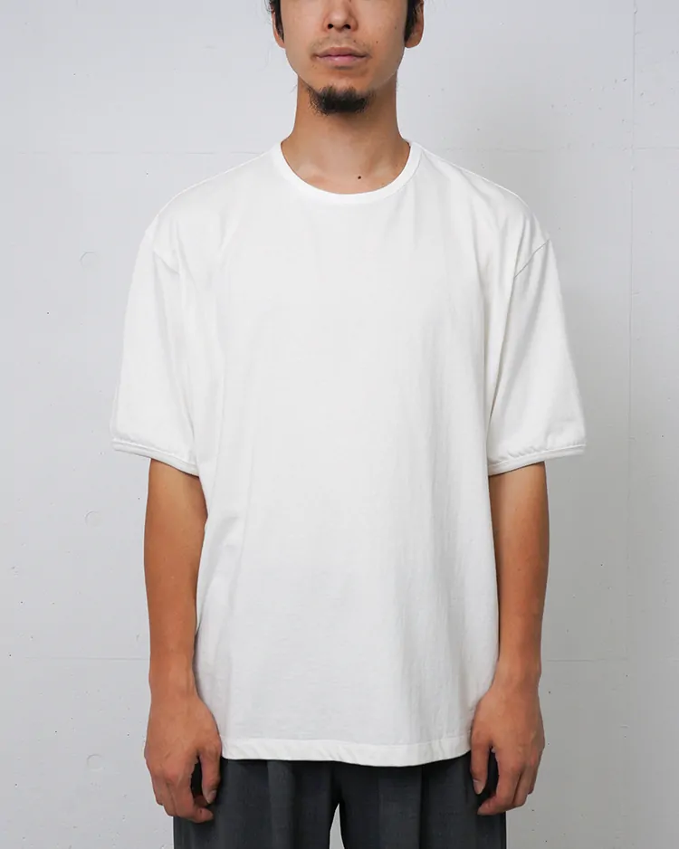 UNGLAMOUSE / UNGLAMOUSE Original Ringer T-Shirt / WHITE