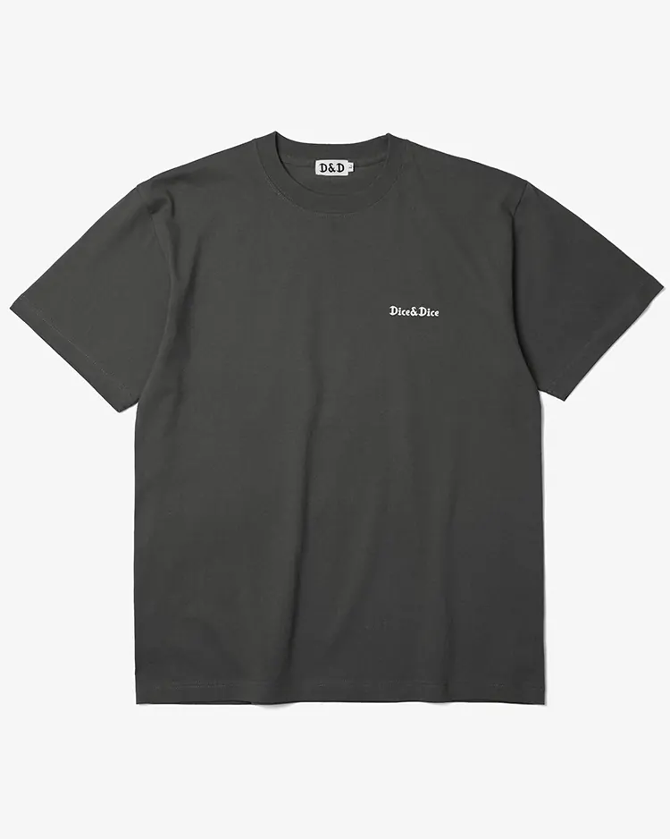 D&D (Souvenir items) / D&D BASIC LOGO S/S TEE / SLATE BLACK