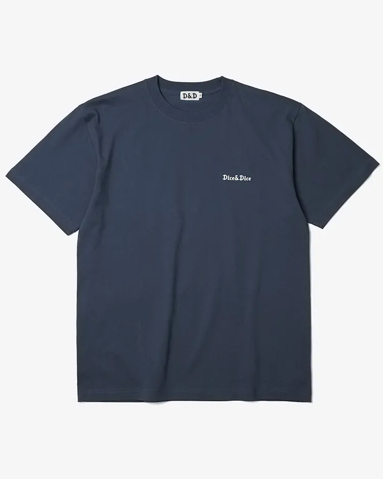 D&D (Souvenir items) / D&D BASIC LOGO S/S TEE / SLATE NAVY