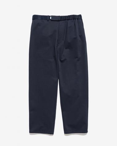  / Compact Ponte Wide Tapered Chef Pants / NAVY