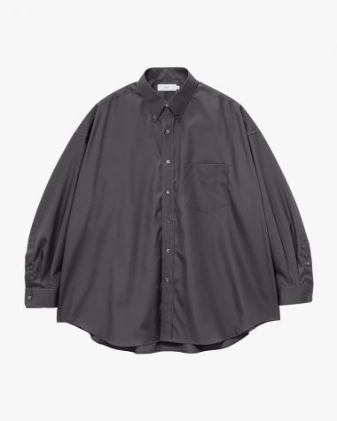  / Easy Care Poplin L/S Oversized B.D Shirt / GRAY